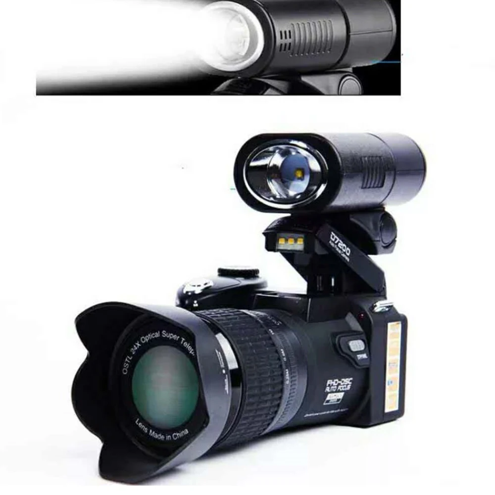 POLO D7200 цифровая камера 33MP с автофокусом профессиональная DSLR камера телеобъектив широкоугольный объектив сумка для фото