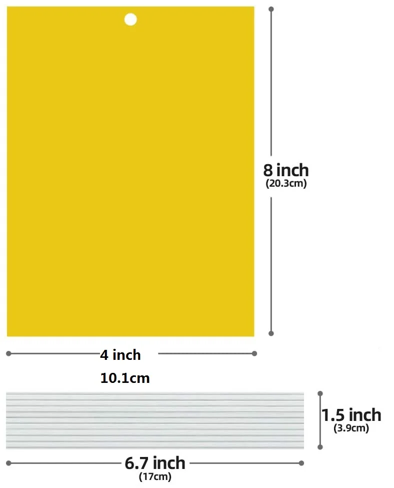 50 листов двусторонняя клейкая лента-ловушка для насекомых |