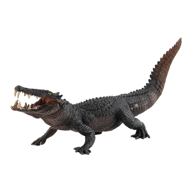 10in Crocodile Figurines Simulation Animal Interactive Realistic Toy Figure Miniature Model Decoration Hobby Collections | Игрушки и
