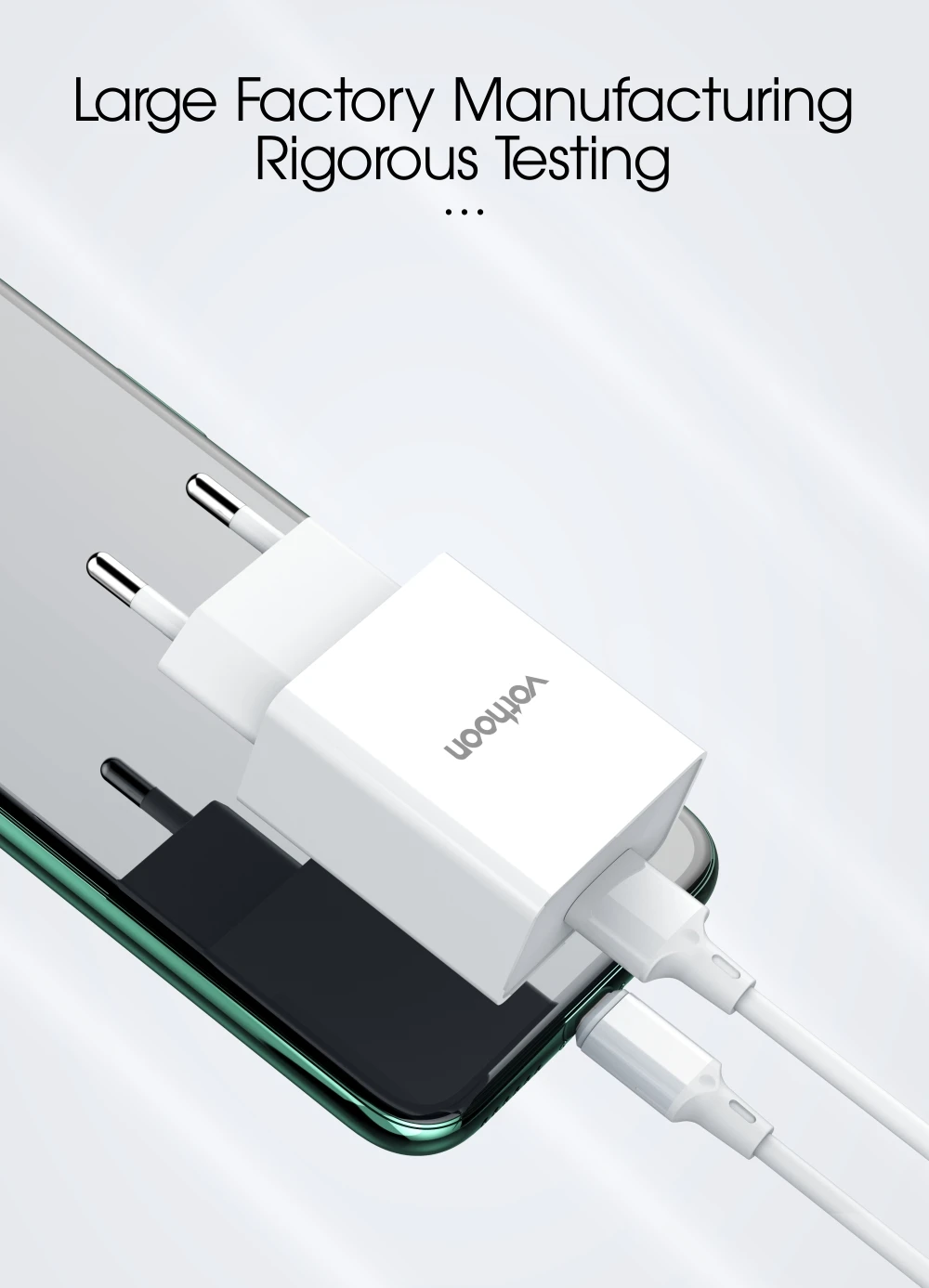 Vothoon 18 Вт Quick Charge 3,0 USB зарядное устройство для samsung S9 Xiaomi huawei QC 3,0 быстрое зарядное устройство для путешествий настенное зарядное устройство для мобильного телефона ЕС