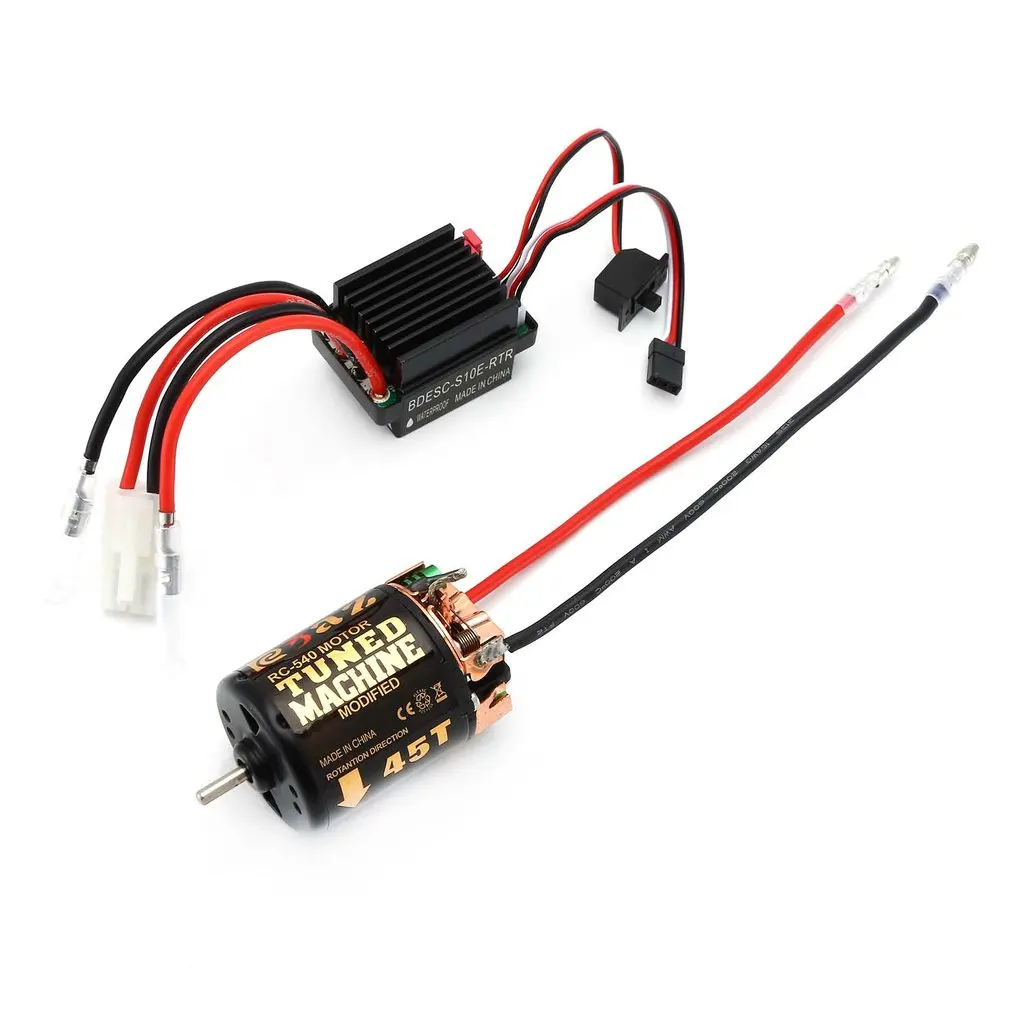 RC 540 35T 45T 55T матовый двигатель с 320 скоростным контроллером водонепроницаемый ESC