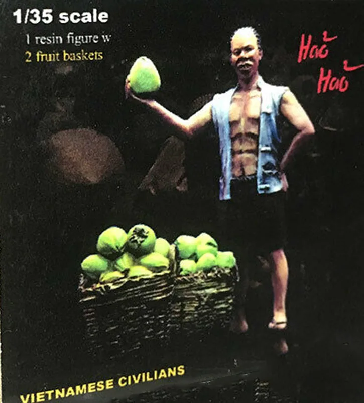 

1/35 ancient Civilians - Fruit Man Resin figure Model kits Miniature gk Unassembly Unpainted
