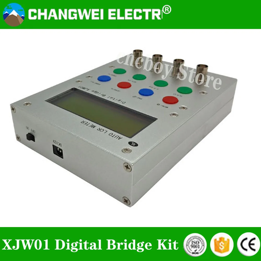 XJW01 0 3% LCR цифровой мостовой тестер сопротивления индуктивности емкости ESR готовый