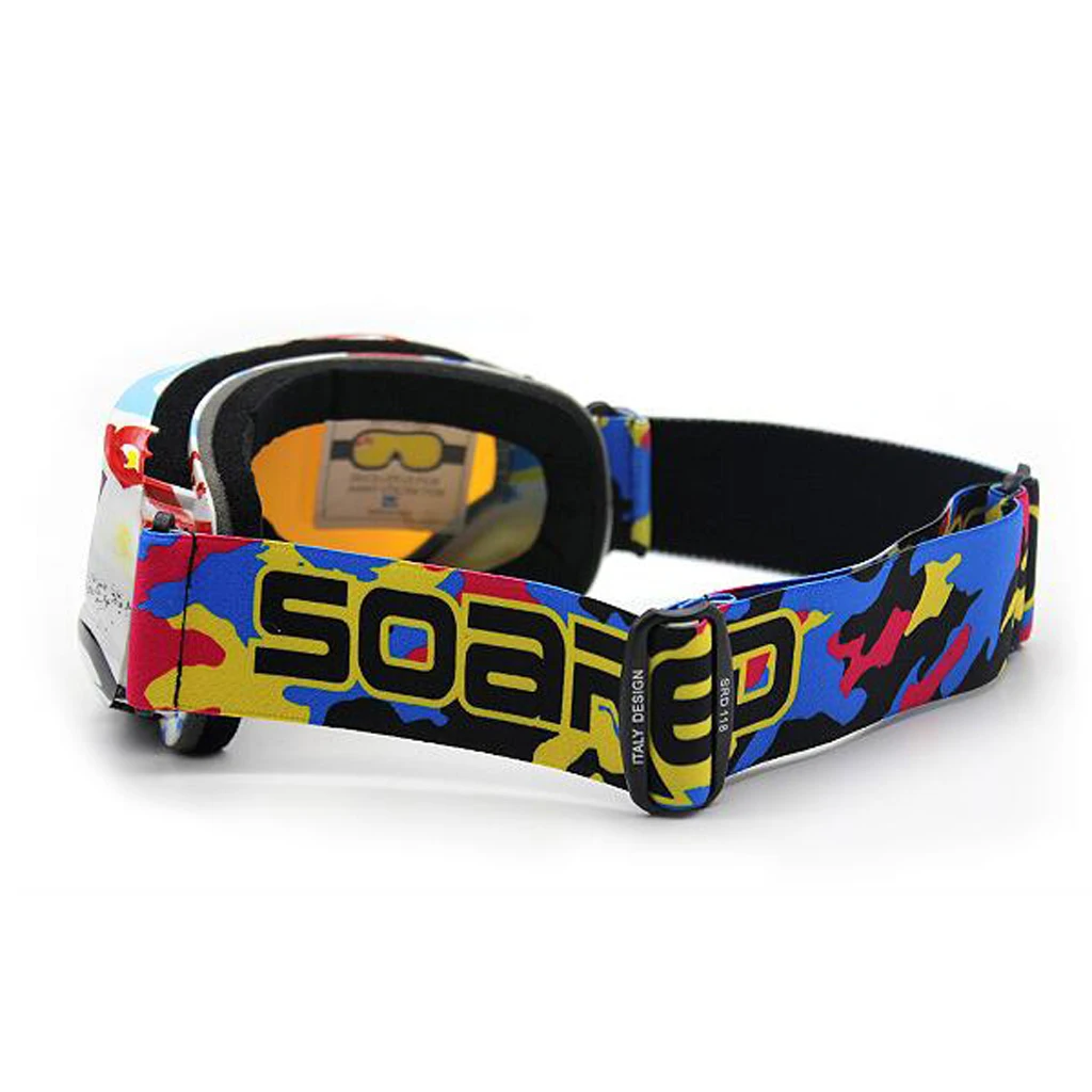 

Youth Snow Ski Snowboard Goggles UV Protection Anti Fog Double Lens - A Adjustable Slastic Strap With Buckle Skiing Eyewear