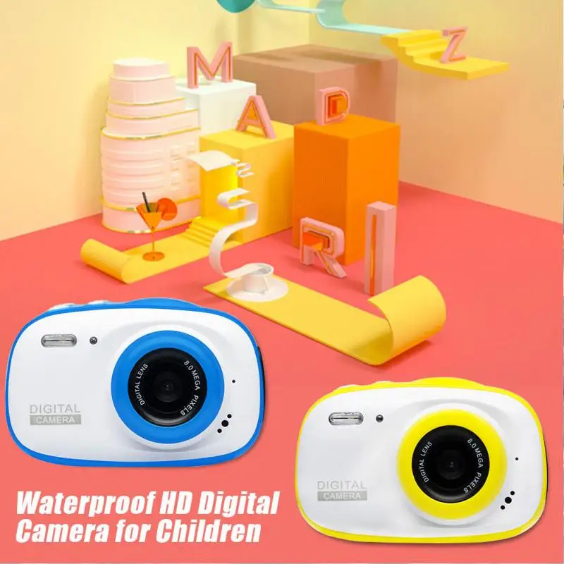 Подводная камера для детей 2 дюймов decogen игрушка и подарок 12MP HD водонепроницаемая цифровая камера 4X цифровой зум мини Экшн-камера