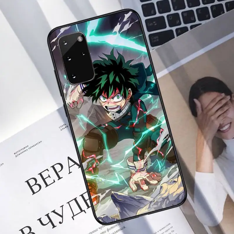

Anime my hero academia figure Phone Case For Samsung A40 A31 A50 A51 A71 A20E A20S S8 S9 S10 S20 Plus note 20 ultra