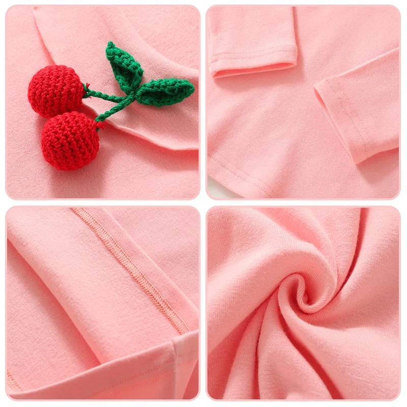 

Girls' long-sleeve bottoming shirt 2020 autumn new style 2-6 year old baby girl lapel top fashion children's style T-shirt