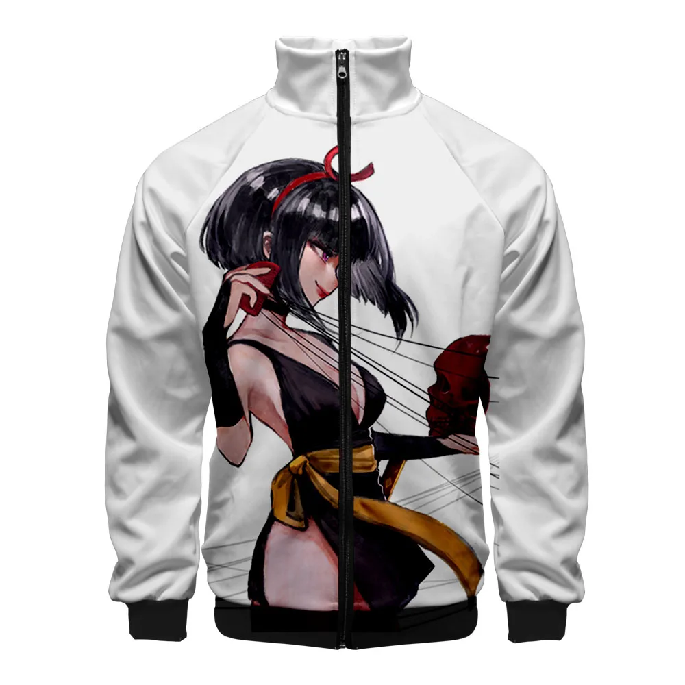 

Inuyasha 3D Stand Collar Zipper Jacket men/women Hot Fashion Classic print jacket Anime Inuyasha 3D zipper jacket casual tops
