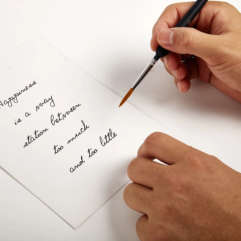 

Набор миниатюрных кистей для нанесения краски, Профессиональные Нейлоновые кисти для нанесения акриловой краски