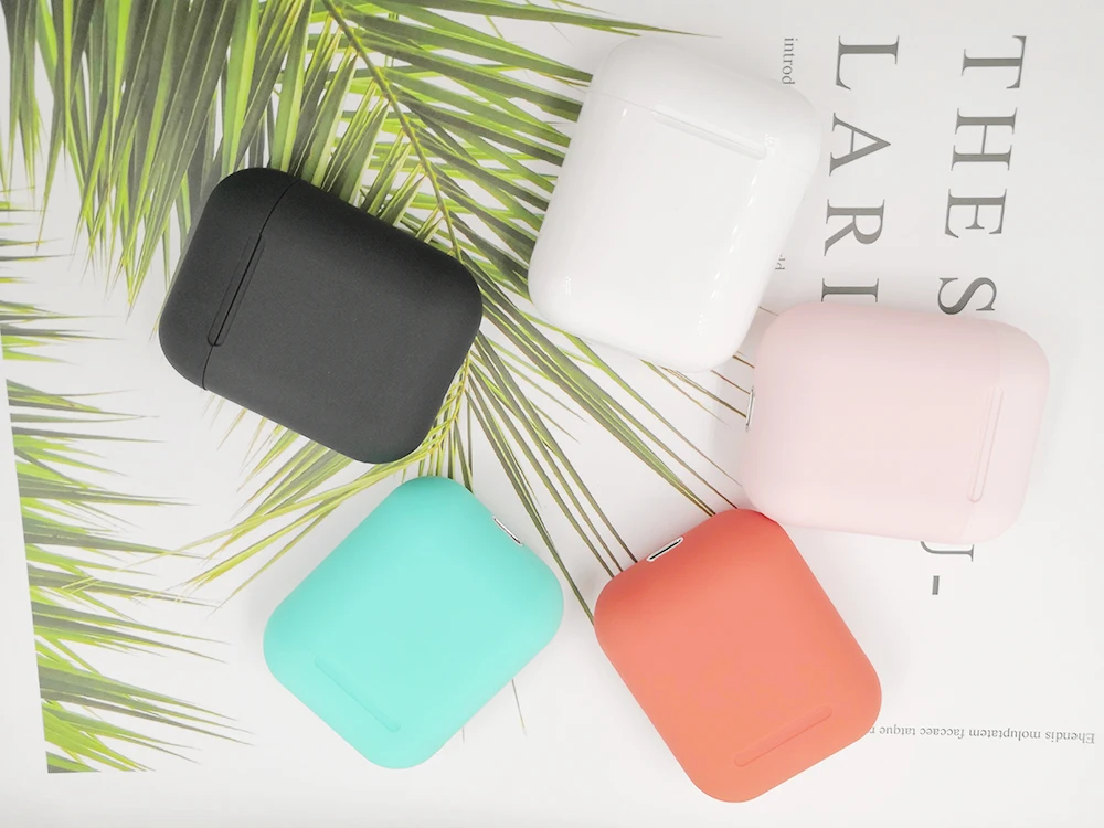 I12 TWS оригинальные матовые bluetooth Беспроводные наушники Bluetooth 5,0 Pop Up Touch Беспроводная гарнитура спортивные наушники