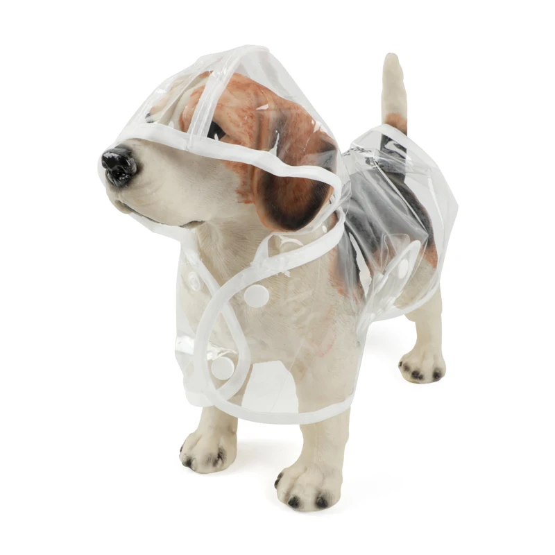 1 шт. водонепроницаемый плащ для собак с капюшоном прозрачный собачий щенков