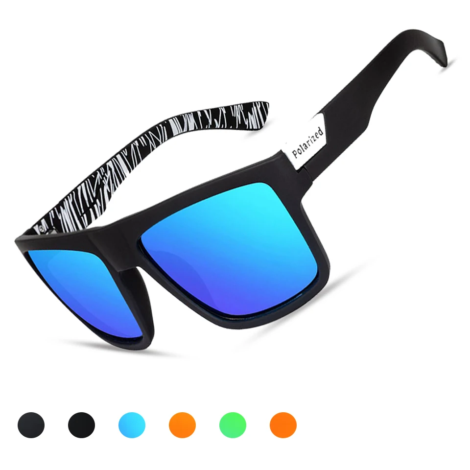 

1PCS UV400 Goggles Sun Glasses Sports Outdoor Beach Fishing Travel Shades Polarized Fishing Classic Square Sunglasses