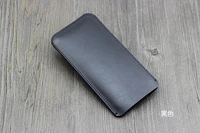 for oneplus 9pro universal fillet holster phone straight leather case retro simple pouch for for oneplus 9 pro phone bag