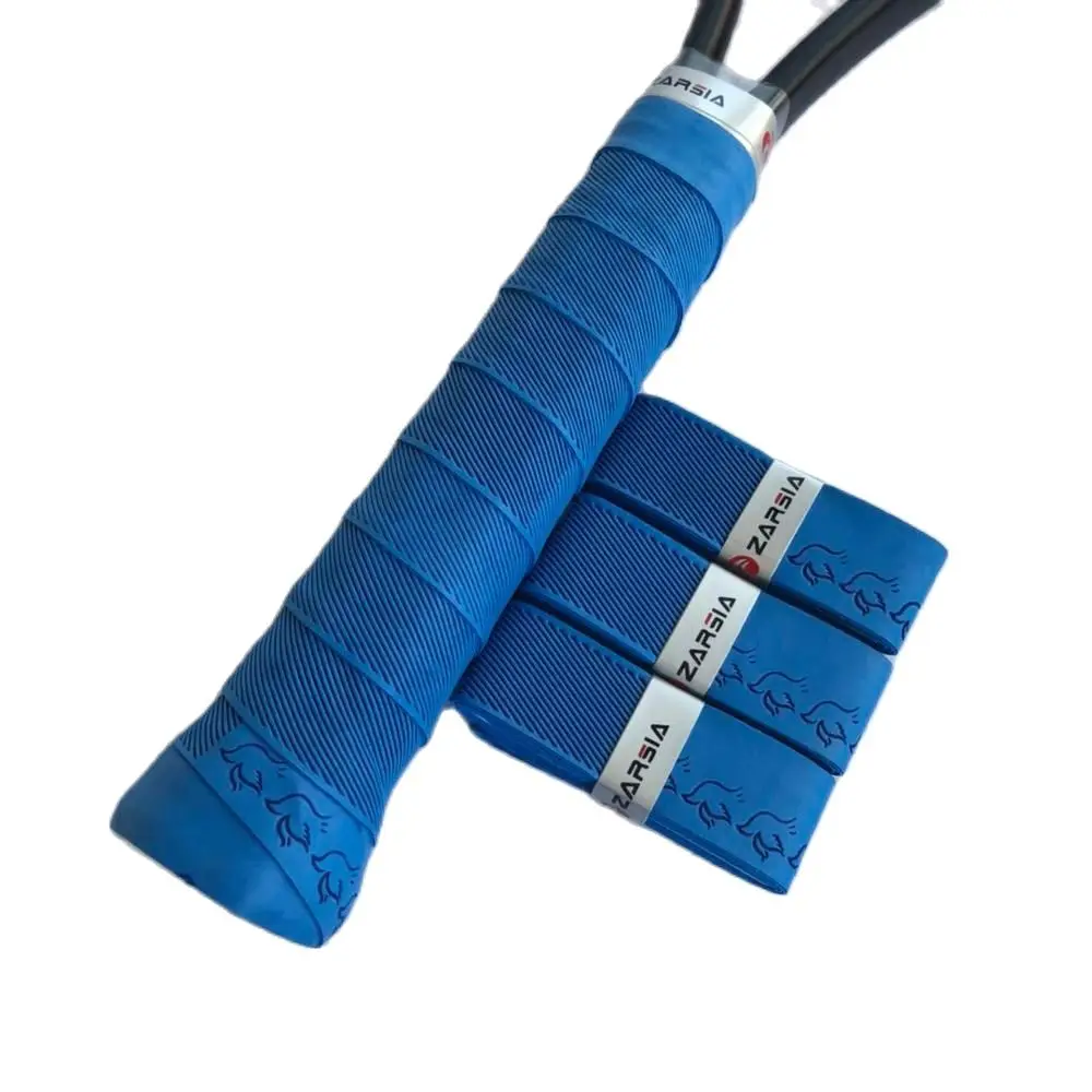 3 штуки поверхностных обмоток для теннисной ракетки с тиснением из твила ZARSIA для тенниса и бадминтона.