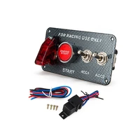 12v racing car modification led one button start illuminated ignition switch car circuit modification 5 in 1 combination switch