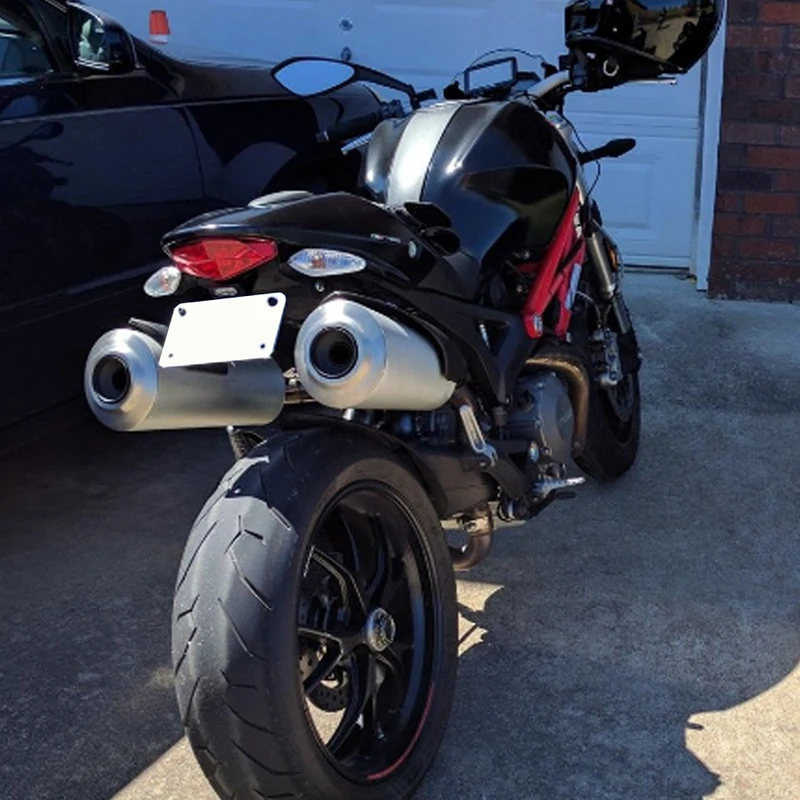 Подходящий для Ducati Monster 659 696 795 796 1100 evo все годы задний крыло в порядке Устранитель