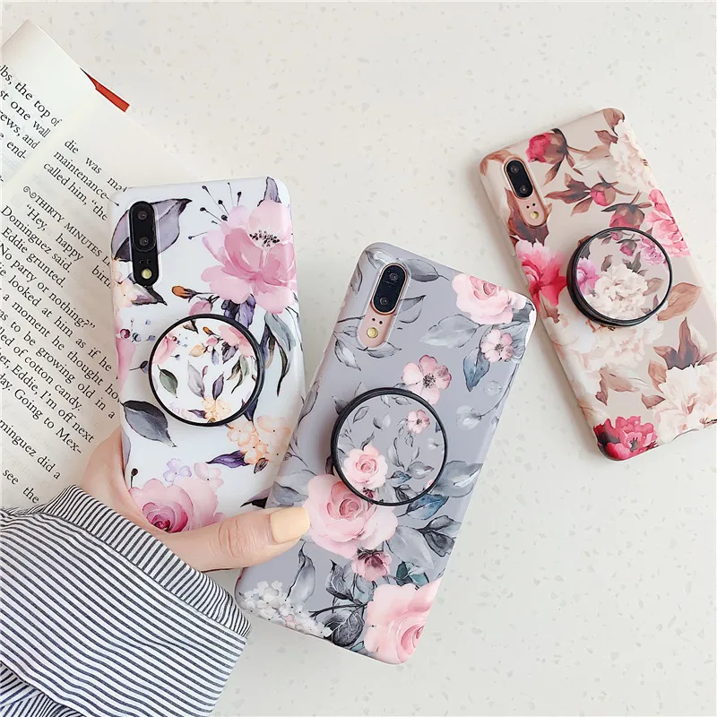 Holder Stand Case For iPhone 11 Pro Max 2019 Cover Skin IMD Silicone Phone Iphone X XS XR 7 8 6 S 6S Plus Coque |