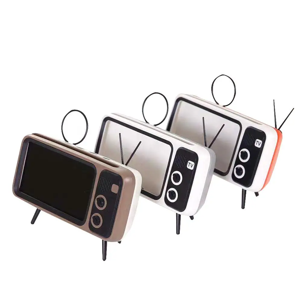 Bluetooth колонка в ретро-стиле беспроводной аудио-мобильный телефон мини