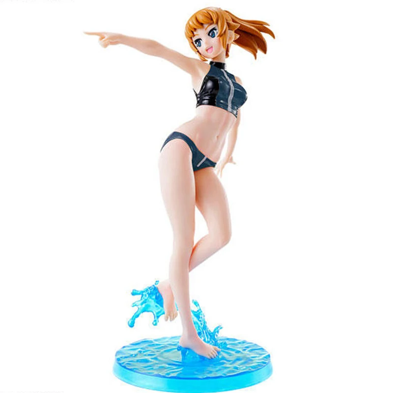 

Bandai Gundam Build Fighters Try Figure Rise Leader Hoshino Fumina Swimsuit Action Pvc Collection Model Toy Anime Figure Toys