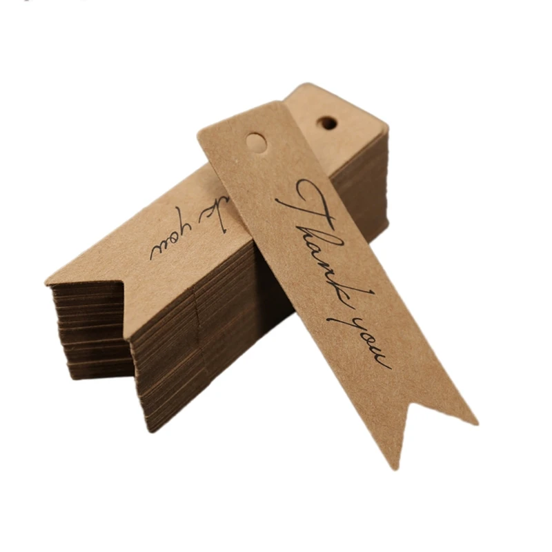 

100 шт. Многофункциональные Декоративные Бирки, рождественский подарок, подвесные бирки, персонализированные подарочные бирки для десертов,...