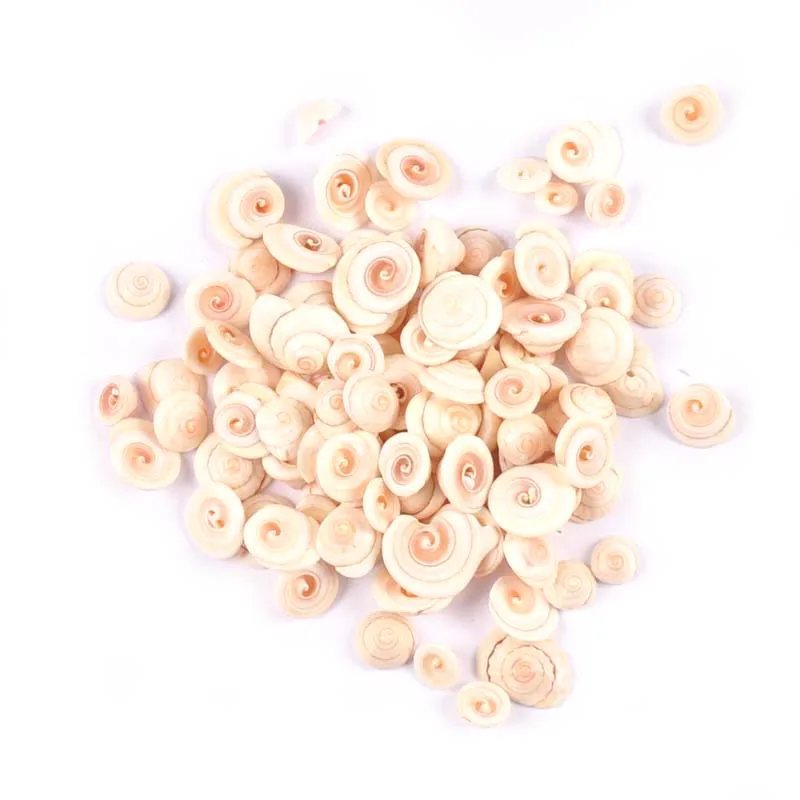 

Бусины из натуральной ракушки без отверстий, 10-14 мм, 50 шт.