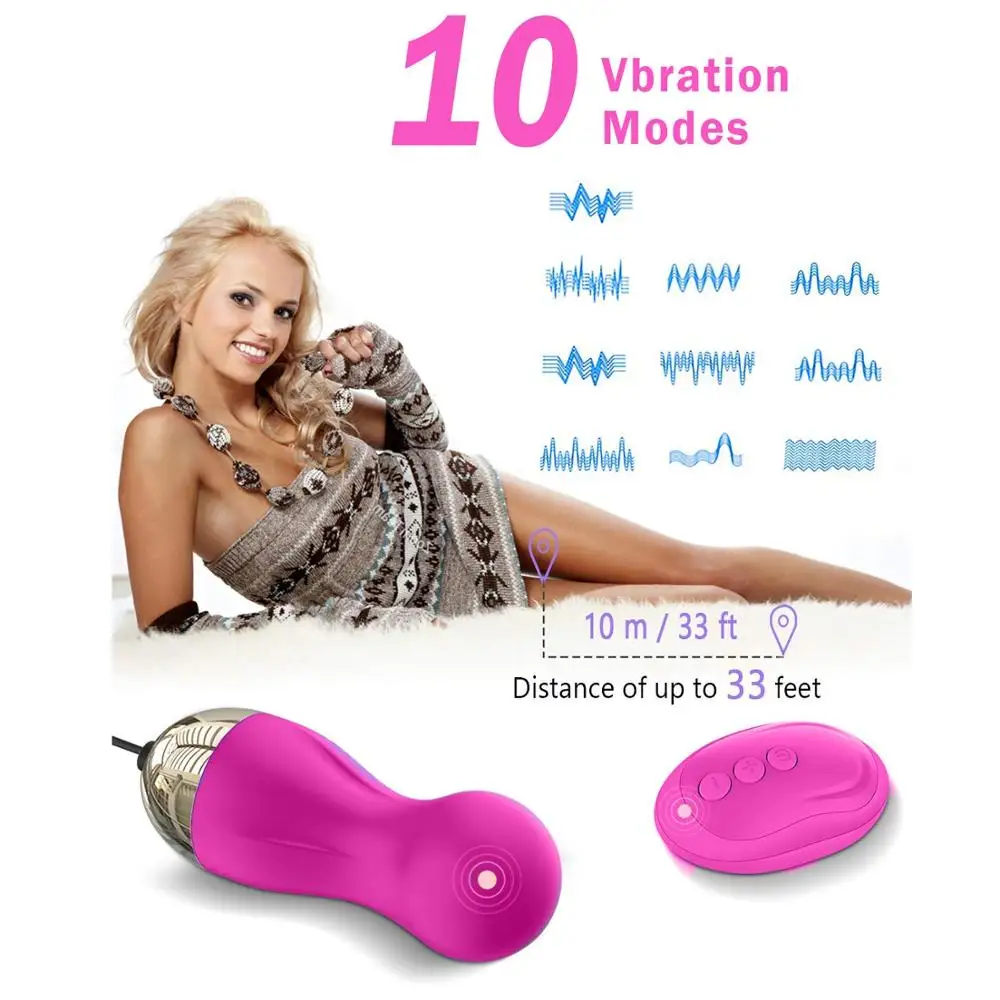 G-Spot Vibrator egg Sexy Slave Waterproof 10 speed Rechargeable Wireless Remote Bullet product For Women Sex Toys kegel | Красота и
