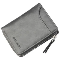 zipper mulit pocket wallet pu leather moneybag billfold mens clutch fold short purse solid color coin cash card holder wallets