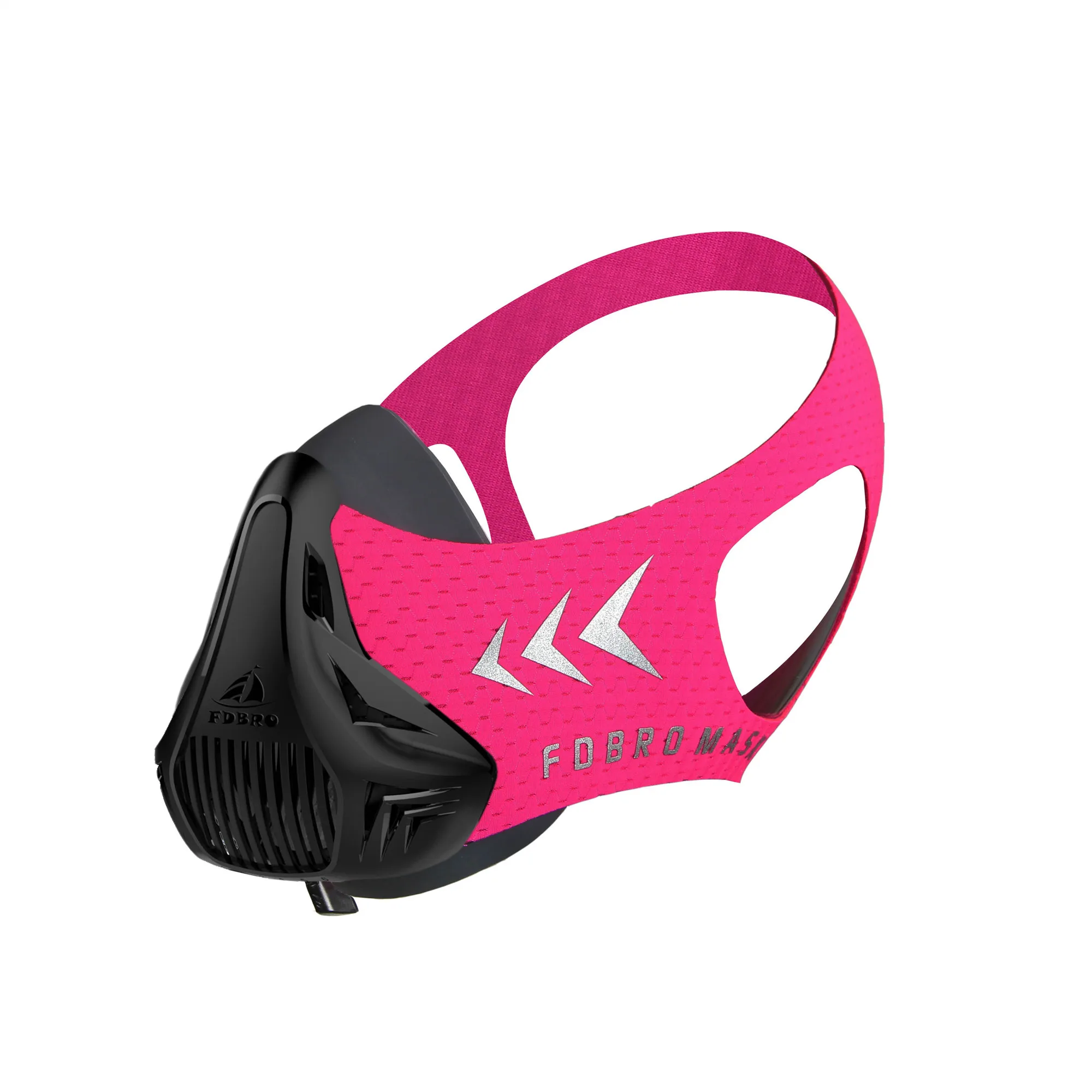 Pink Black FDBRO спортивные маски для бега, спортивные маски для тренировок, тренажерного зала, тренировок, велоспорта, высокой высоты, спортивные маски 2,0 - Цвет: Pink Black