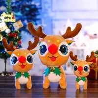 24334352cm christmas elk cartoon cute plush toy stuffed soft kawaii duck doll animal pillow birthday gift for kids children