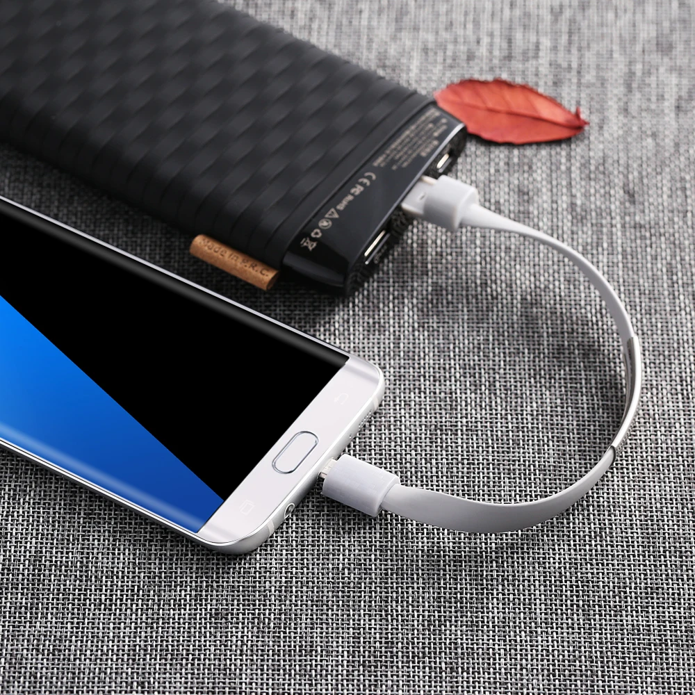 KISSCASE портативный мини микро-usb браслет зарядное устройство кабель для зарядки