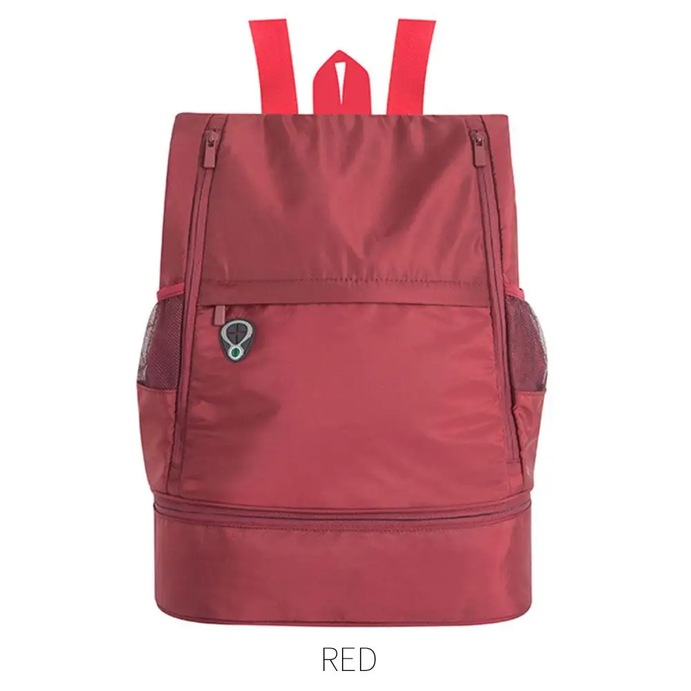 Сумки через плечо сухая и влажная сумка для йоги с разделением мессенджер на