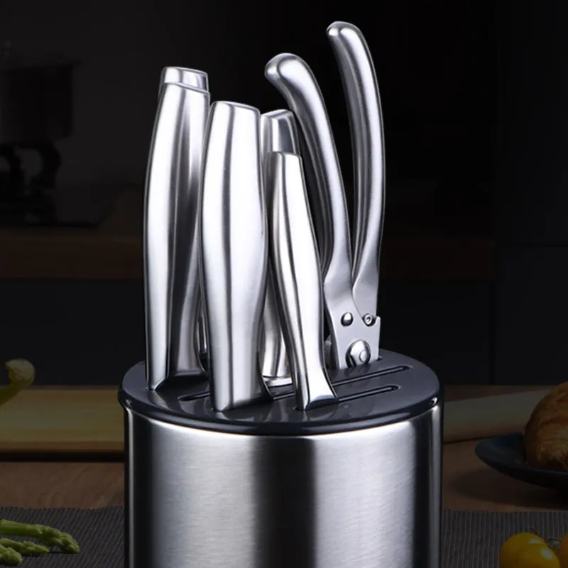 SSGP Нержавеющая сталь держатель для ножей Кухня Полка Многофункциональный