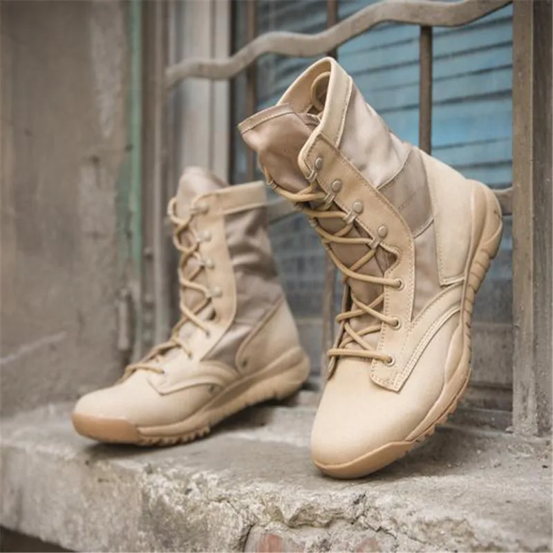 Мужские сверхлегкие армейские ботинки военная обувь боевые тактические