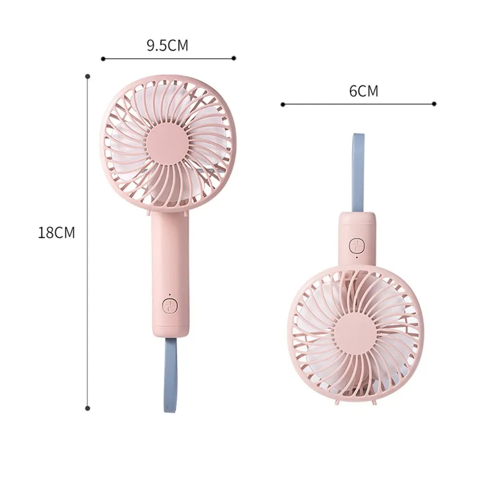 

Handheld Fan Home Office Desk Speed Adjustable USB Rechargeable Fan Portable Mini Fan Air Cooler Outdoor Travel
