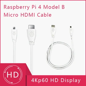 Raspberry Pi 4 Molde B Micro HDMI к стандарту HDMI (AM) 1 м 2 м кабель