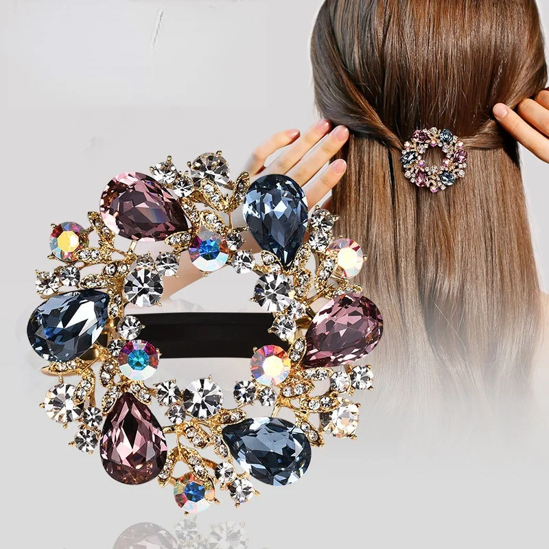

Hair Accessories Crystal Spring Clip Barrettes