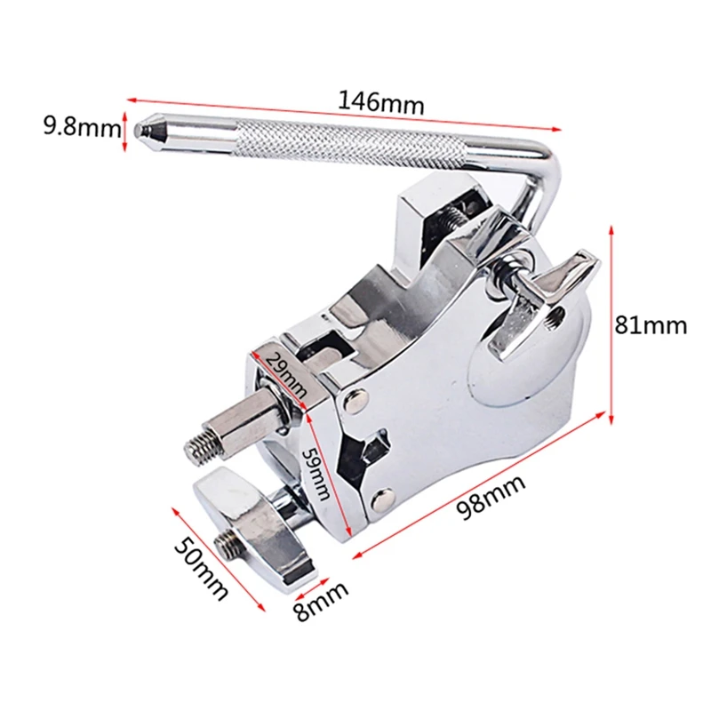 

Metal Tom Drum Stand Multi-Function Tom Drum Stand Holder Drum Accessory