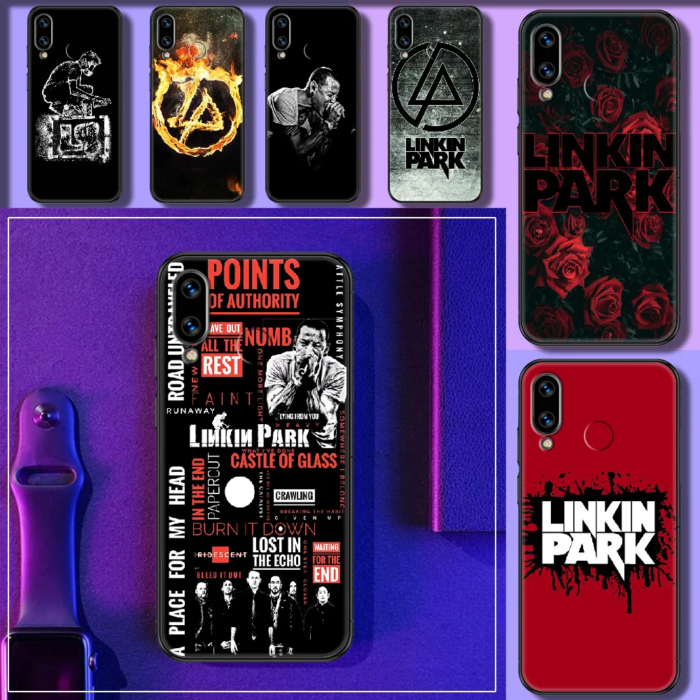

linkin Rock and park Phone case For Huawei Honor 6 7 8 9 10 10i 20 A C X Lite Pro Play black luxury waterproof painting hoesjes