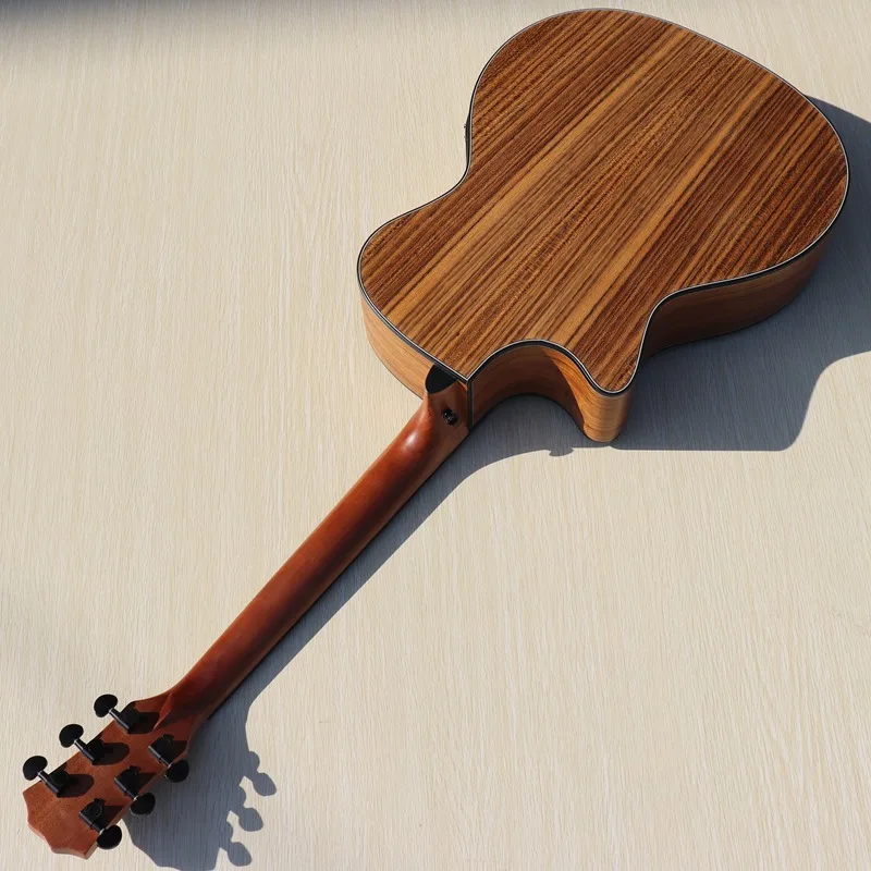 Хорошее качество Специальный стиль hickory деревянная электроакустическая гитара