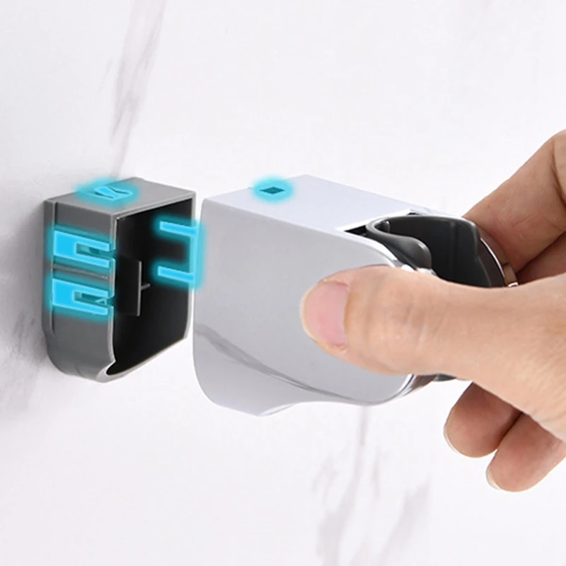 

2Pcs Bathroom Accessories Shower Seat Wall Shower Bracket Nozzle Bracket Seat