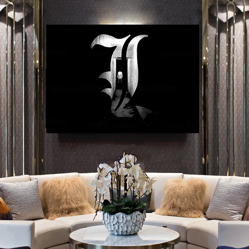 Картина на холсте Постер для украшения дома Death Note современный Рисунок в стиле