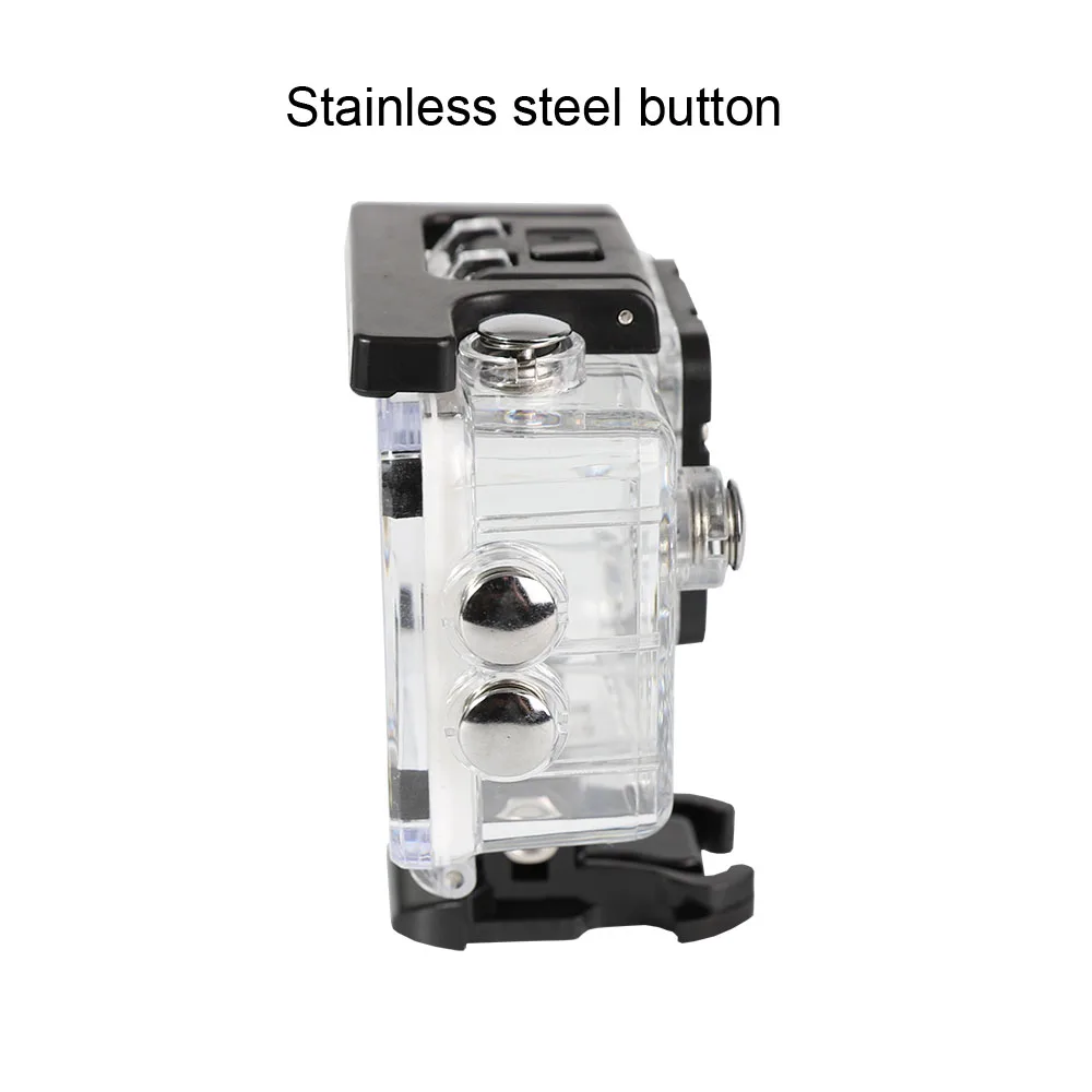 Action Camera Waterproof Case for SJCAM SJ4000/EKEN H9/H9R/AKASO EK7000/EK5000 Dive Housing Protection Shell Accessories | Электроника