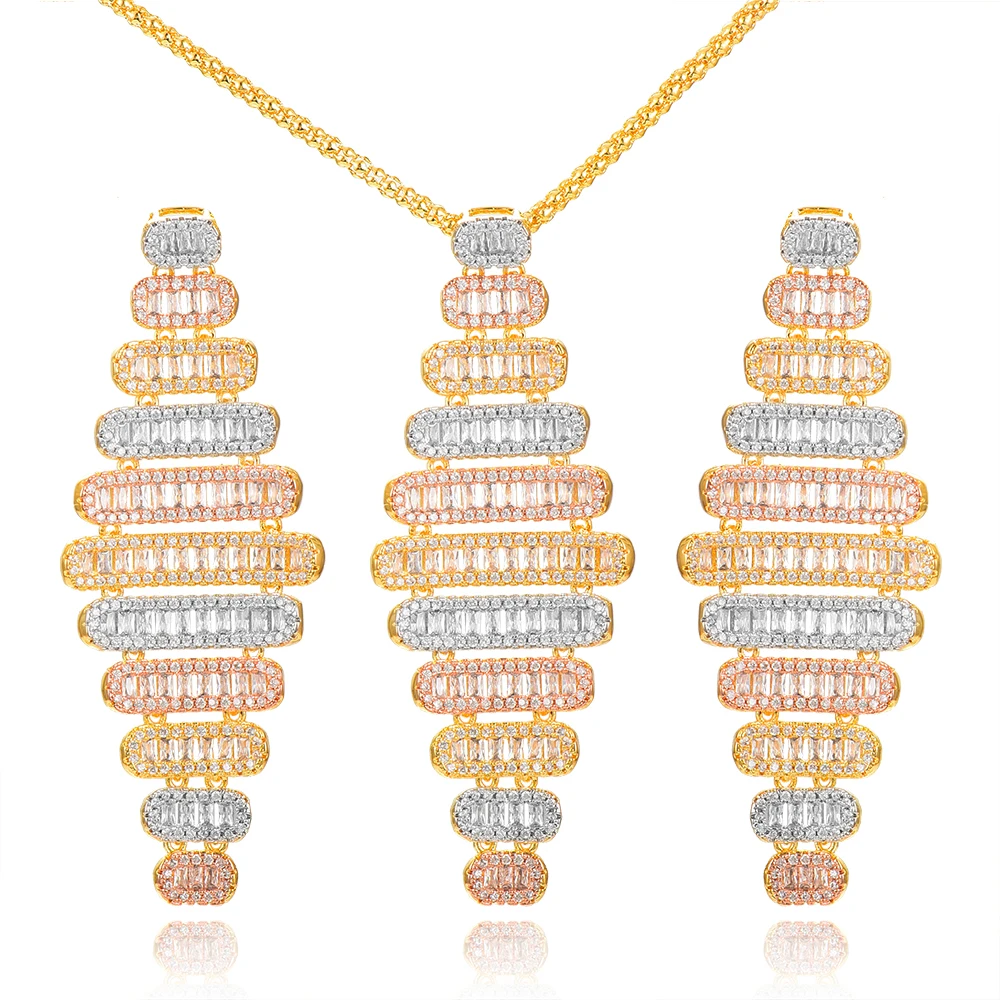 Комплект женских ювелирных изделий из цепочки и сережек | Украшения аксессуары