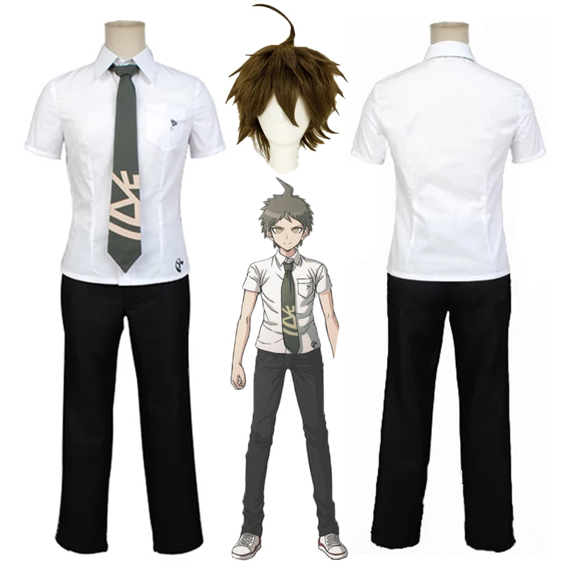 Костюм для косплея супер данганронпа 2 хаджим Хината из аниме костюм короткого