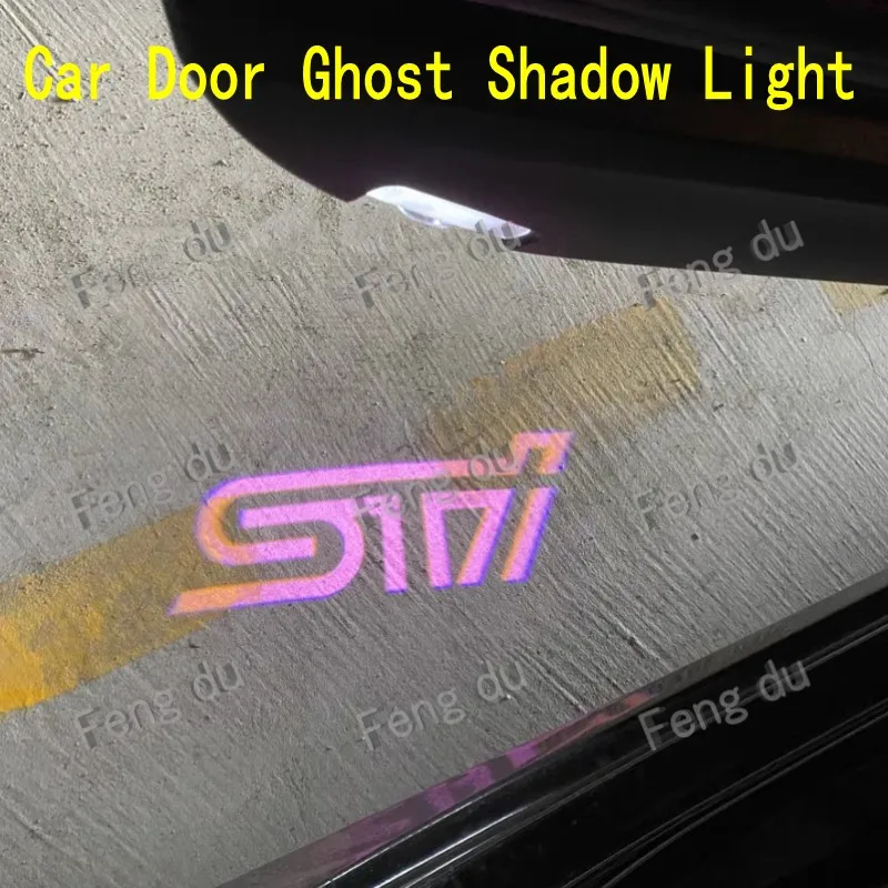 

2Pcs LED Car Door Light Projector Ghost Shadow Light Welcome Light Courtesy Light For SUBARU OUTBACK FORESTER LEGACY BRZ STI