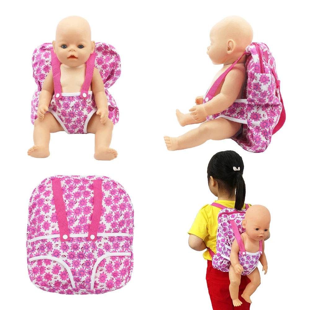 Мини кукла рюкзаки на молнии с милым сумка изображением единорога 43 см для ухода