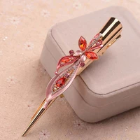 large rhinestones alligator hair clip pin barrette hairpin for women strong hair clamp grips for thick hair