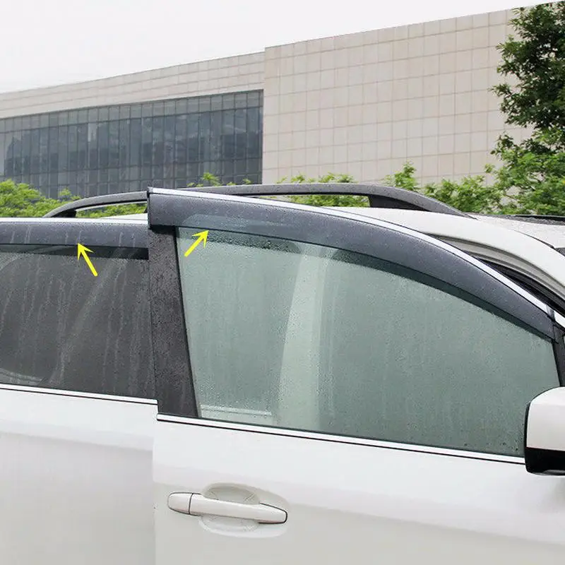 

Автомобильные аксессуары, подходит для Subaru Forester SJ 2012-2018, козырек окна, вентиляционный оттенок, защита от солнца и дождя, дефлекторы, Стайлинг...