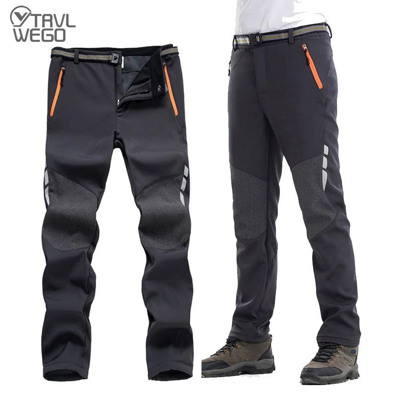 

Брюки TRVLWEGO мужские зимние ветрозащитные, уличные штаны для кемпинга, походов, горной рыбалки, катания на лыжах, путешествий, скалолазания, п...