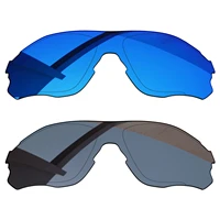 bsymbo 2 pairs winter sky sliver grey polarized replacement lenses for oakley evzero path oo9308 frame